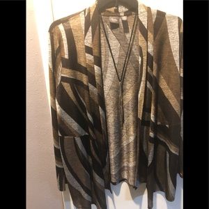 Chico’s Traveler’s Knit Cardigan-Size 3